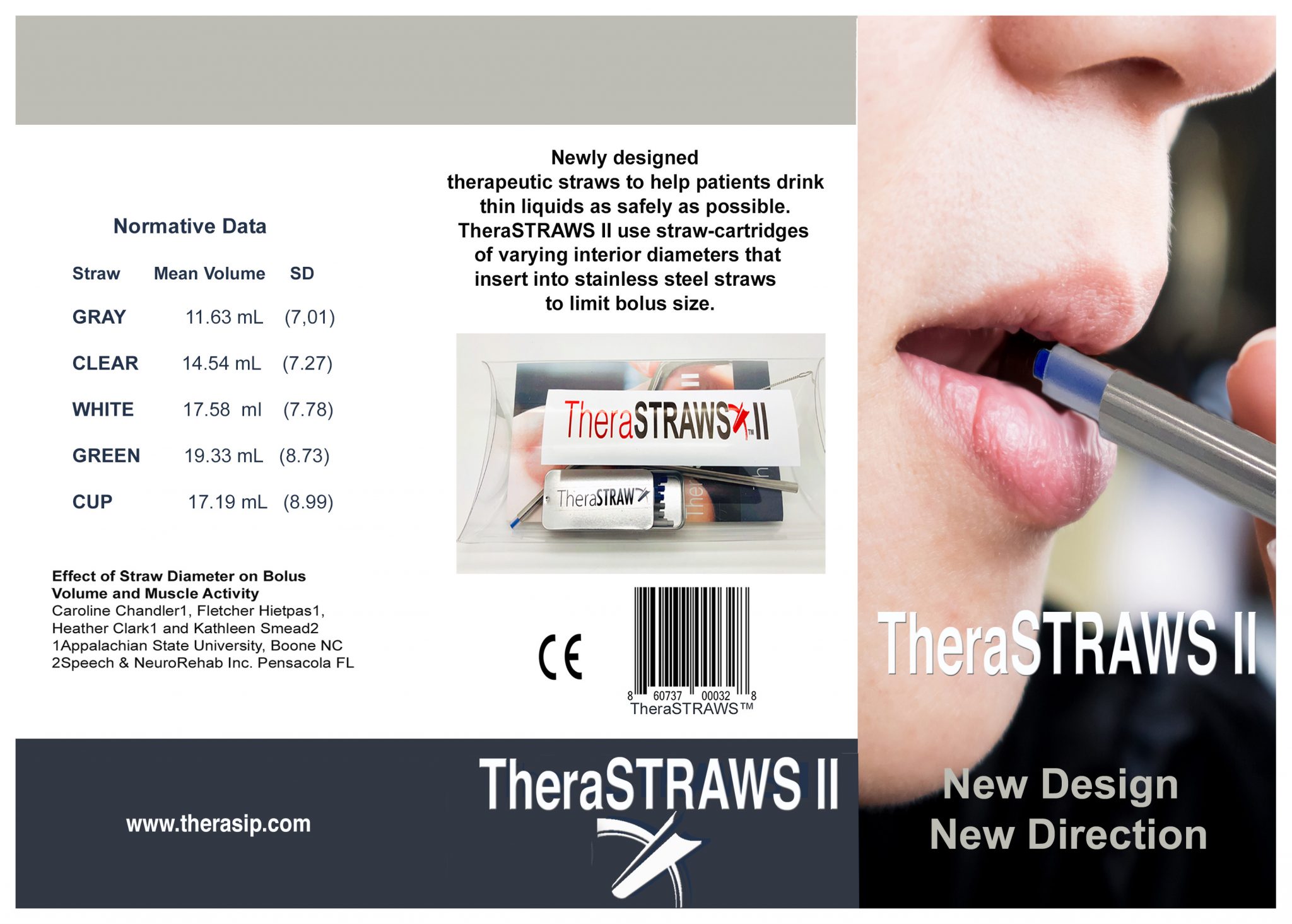 TheraSIP® TheraSTRAWS II Swallowing Disorder Dysphagia Treatment Tool